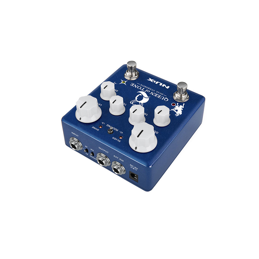 Pedal de Efecto Overdrive Dual NUX Ace of Tone NDO-6