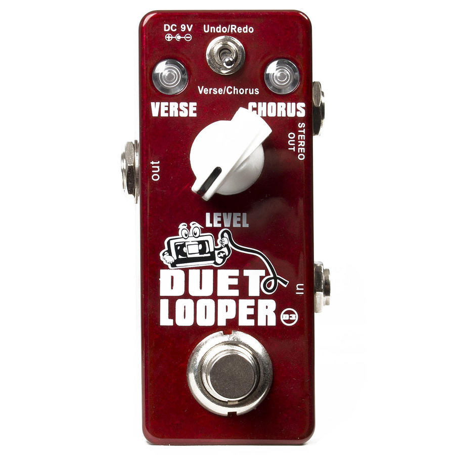 Pedal Xvive Looper Para Guitarra D3 Duet Looper MusicC...