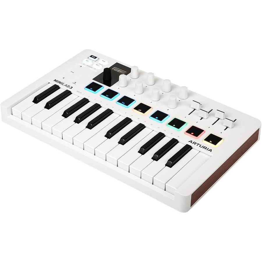 Controlador MIDI Arturia Minilab 3 - Blanco