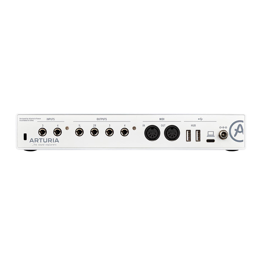 Interfaz de Audio Arturia Minifuse 4 Blanco