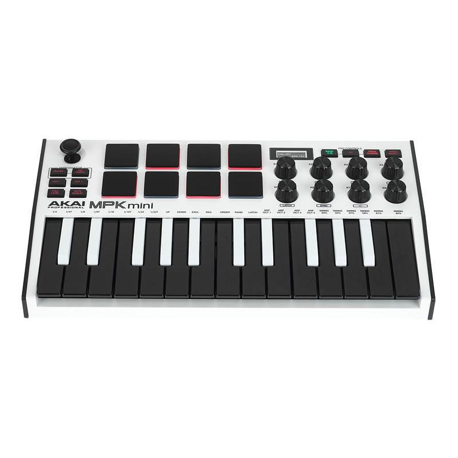 Controlador MIDI Akai MPK Mini MKIII - White Edition