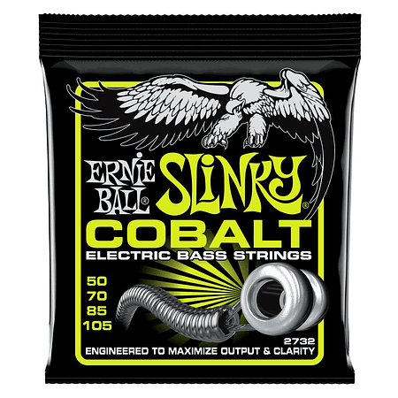 Cuerdas Bajo Eléctrico Slinky Cobalt 50-105 Ernie Ball 2732