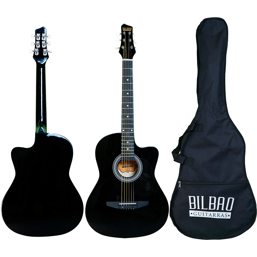 Guitarra Acústica Bilbao Bil-38C-Bk Open Box