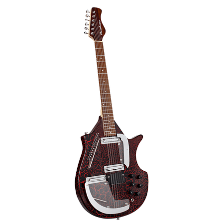 Guitarra eléctrica Danelectro large Sitar