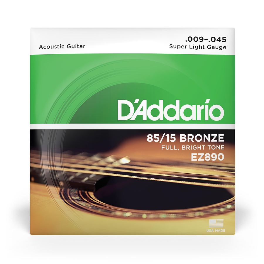 Set Cuerdas Guitarra Acústica 09-45 EZ890 Daddario