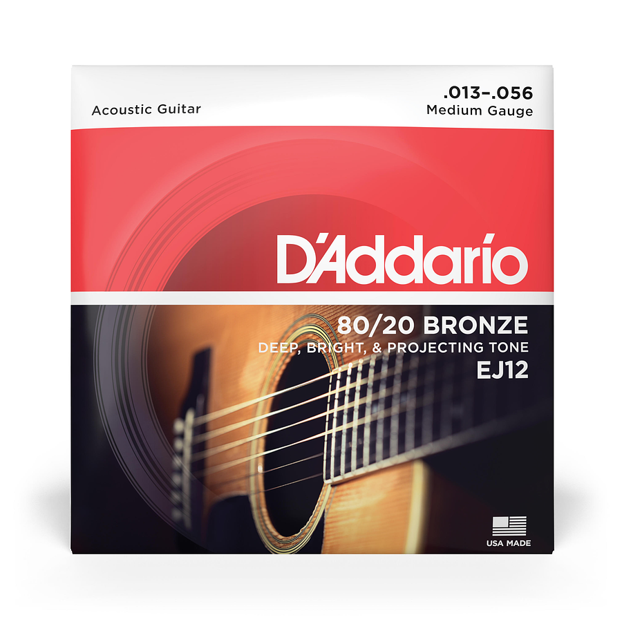 Set Cuerdas Guitarra Acústica 13-56 EJ12 Daddario