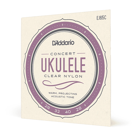 Set de cuerdas Ukelele Concert Clear EJ65C Daddario