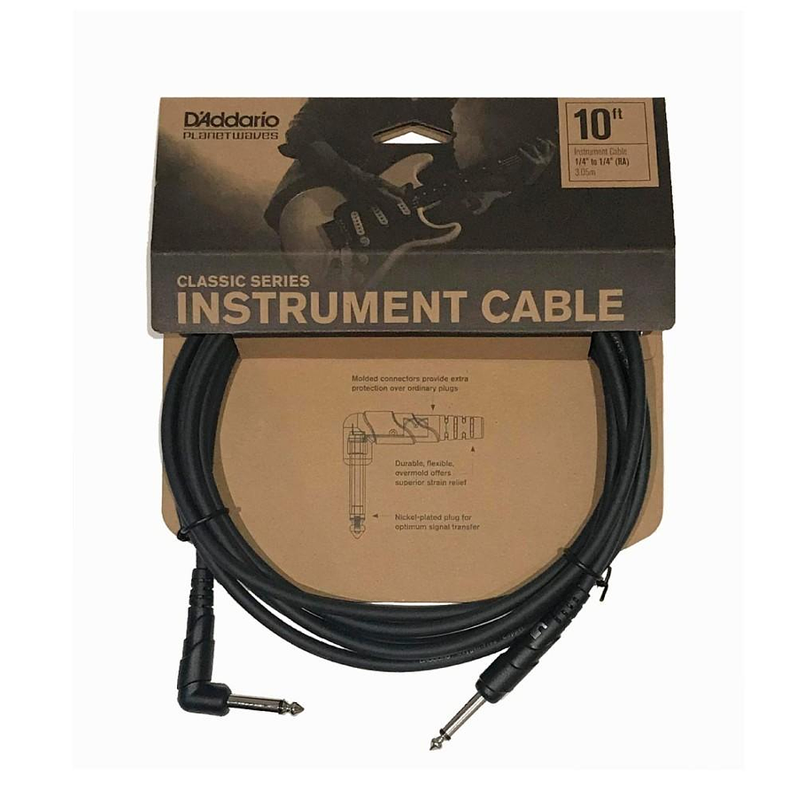 Cable instrumento 3m PW-CGTRA-10 Planet Wave Daddario