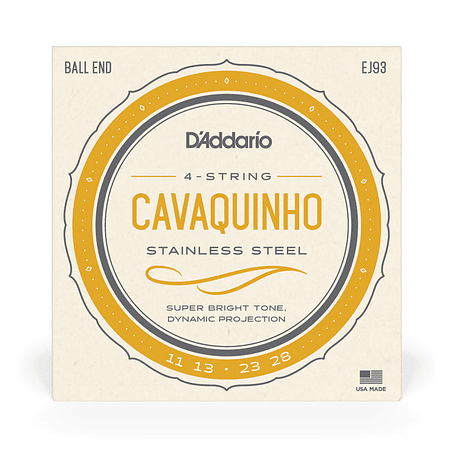 Set de cuerdas Cavaquinho Stainless Steel EJ93 Daddario