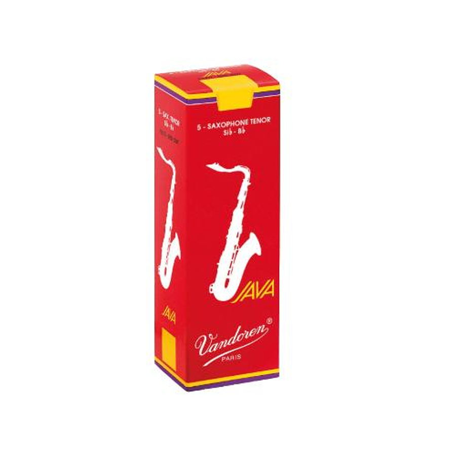 Cajas de cañas Saxo Tenor JAVA RED Nº2.0 SR272R Vandoren