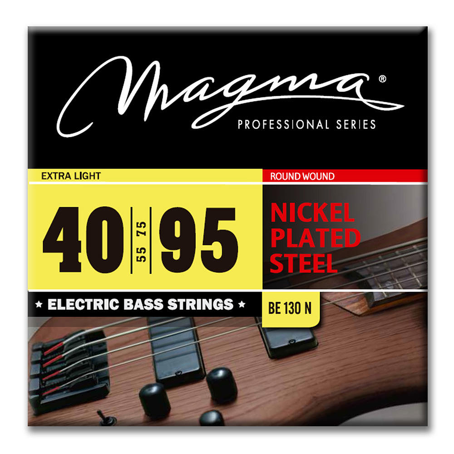 Set de Cuerdas Bajo Eléctrico BE130N Magma