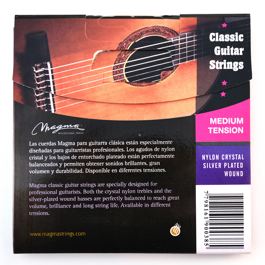 Set Cuerdas Guitarra Clásica GC110 Magma