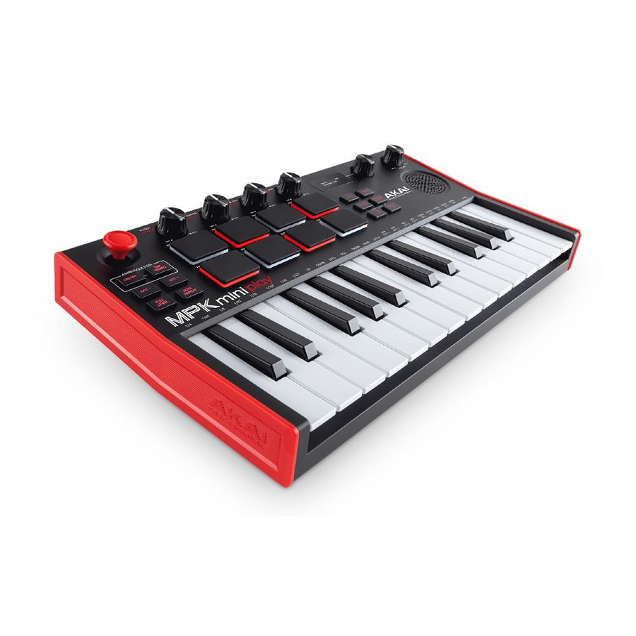 Controlador MIDI MPK Mini Play MK3 Akai