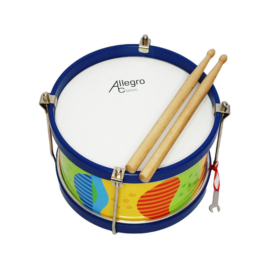 Tamborín Para Niños 8'' Diseño Multicolor ALL-TK-D Allegro