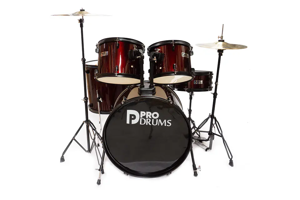Batería  Acústica Wine Red PRD04-WR Pro Drums Open Box 1