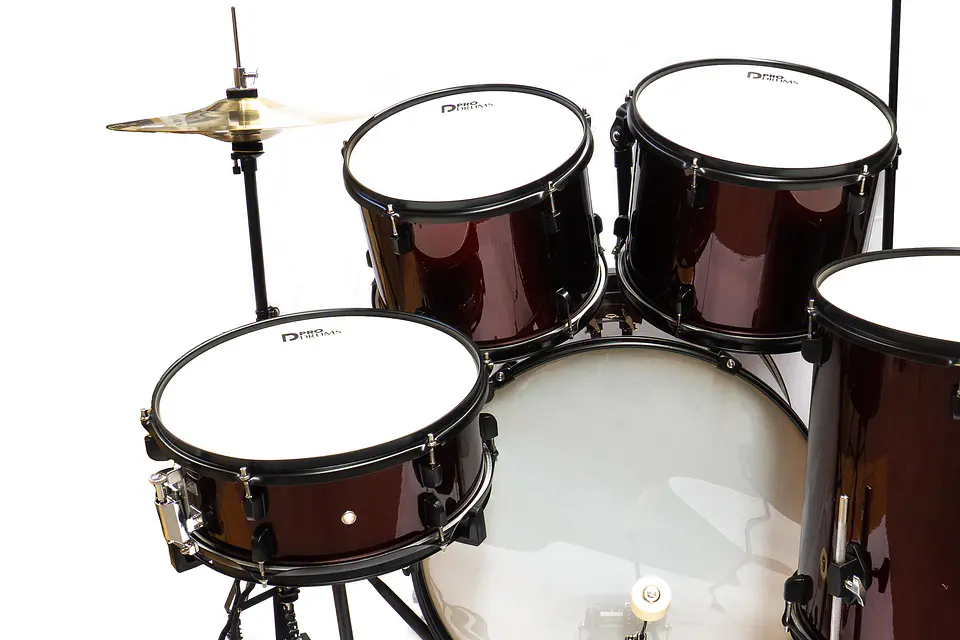 Batería  Acústica Wine Red PRD04-WR Pro Drums Open Box 5