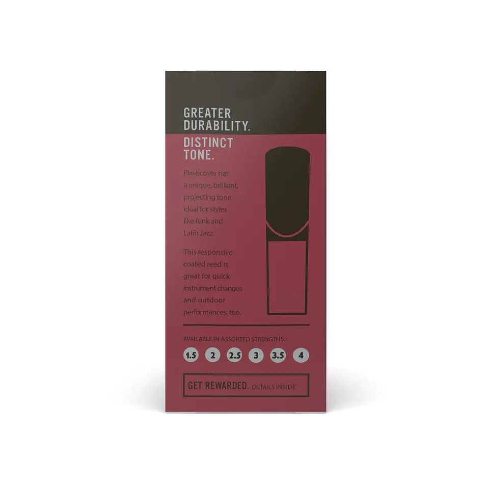 Cañas Saxo Soprano 2.5 Plasticover pack 5 RRP05SSX250 Daddario 3