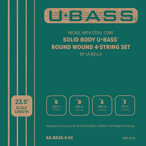 Cuerdas Para Ubass Solid Body KA-BASS-4-SC Kala