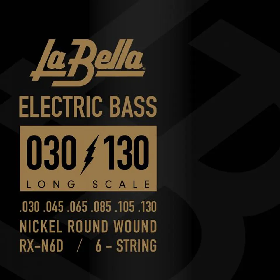 Set de 6 Cuerdas Bajo Eléctrico 30-130 RX-N6D La Bella 1