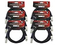Pack 6  cable Microfono Serie c Xlr6M Kirlin Mpc6-280-6 - Miniatura 1