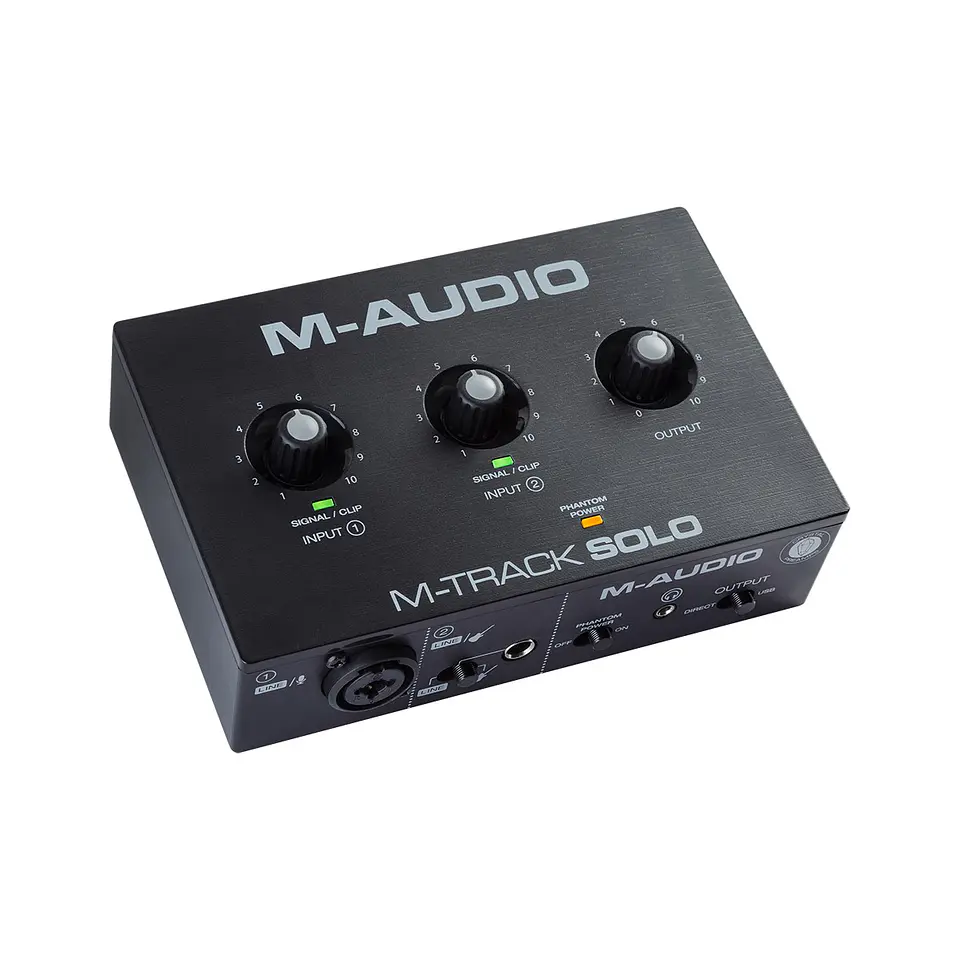 Interfaz De Audio M-Track Solo II M-Audio 4