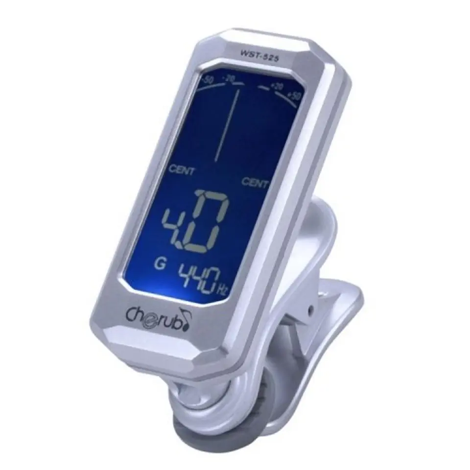Afinador Cromático Clip Big LCD Cherub WST-525 1