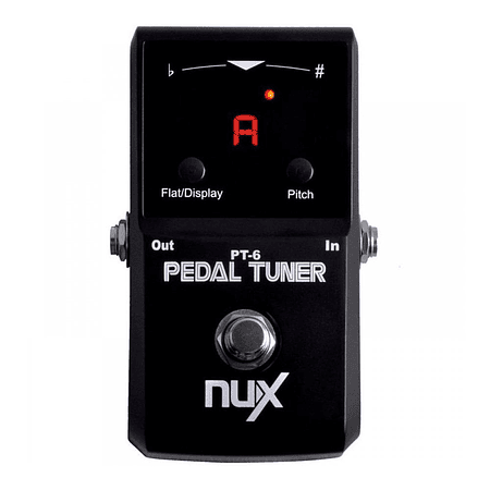 Pedal Stompbox Afinador Guitarra Pt-6 Nux