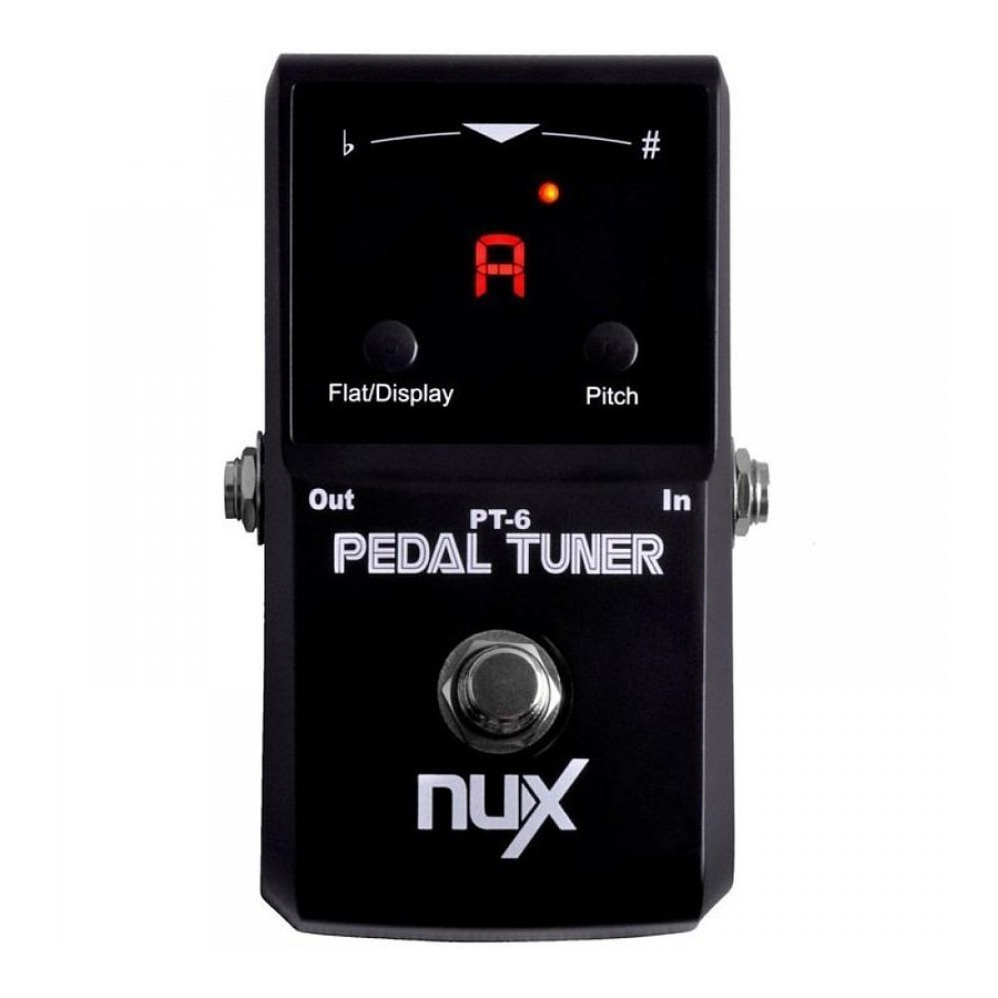Pedal Stompbox Afinador Guitarra Pt-6 Nux