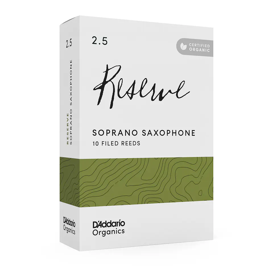 Cañas Saxo Soprano 2.5 Organic Reserve Pack 10 Daddario 5