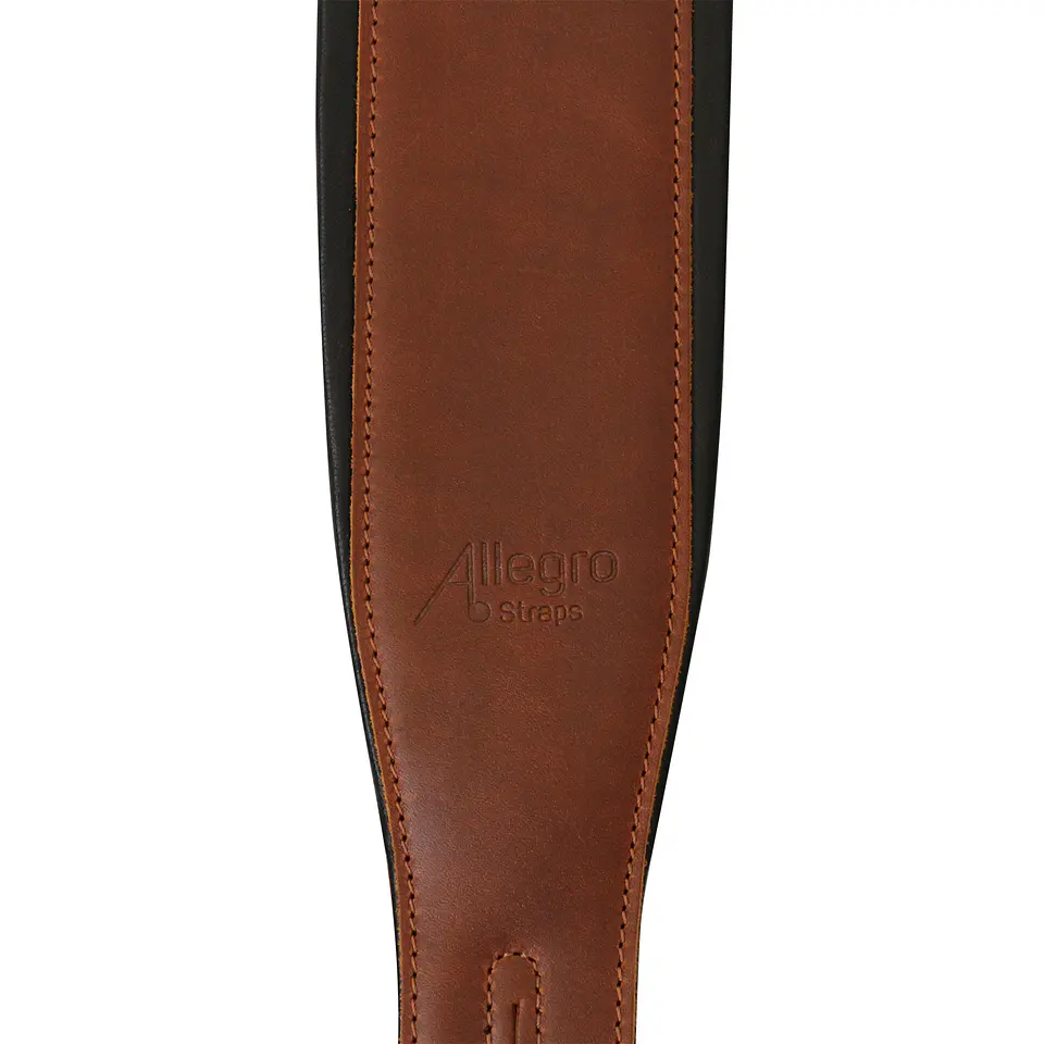 Correa Pro Guitarra-Bajo Allegro Cuero ALL-LGPA-BR1127 1