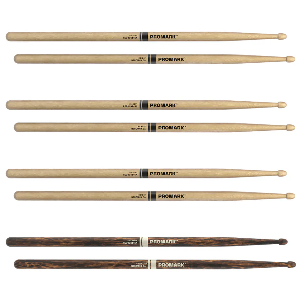 Baquetas 5A Madera Hickory FG 4P Pro Mark 2