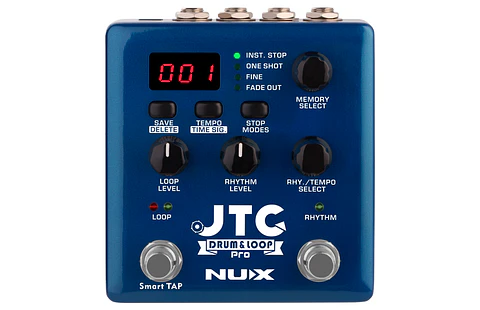 Pedal Looper y Caja de Ritmos NUX para Guitarra  JTC NDL-5