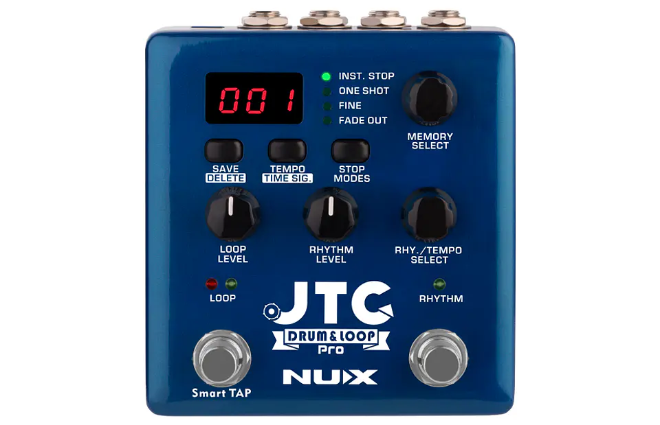 Pedal Looper y Caja de Ritmos NUX para Guitarra  JTC NDL-5 1