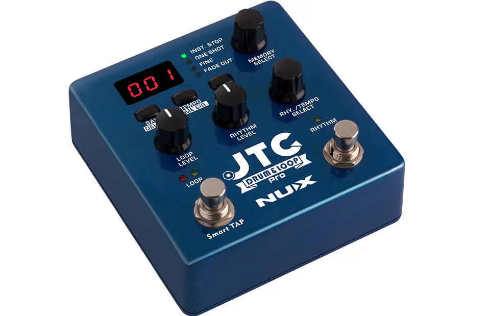 Pedal Looper y Caja de Ritmos NUX para Guitarra  JTC NDL-5 3