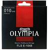 Set de Cuerdas Guitarra Eléctrica Olympia 10-48 Flatwound FLS E-1048