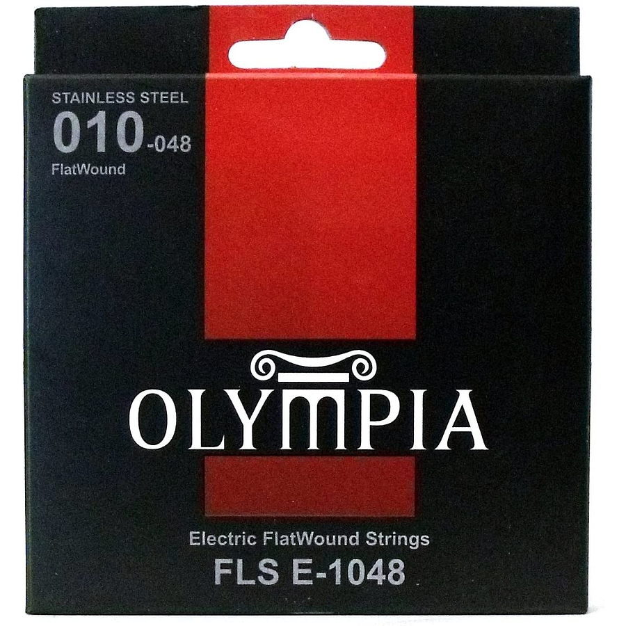Set de Cuerdas Guitarra Eléctrica Olympia 10-48 Flatwound FLS E-1048
