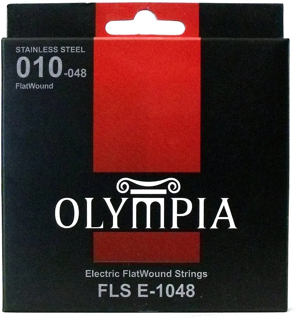 Set de Cuerdas Guitarra Eléctrica Olympia 10-48 Flatwound FLS E-1048 1