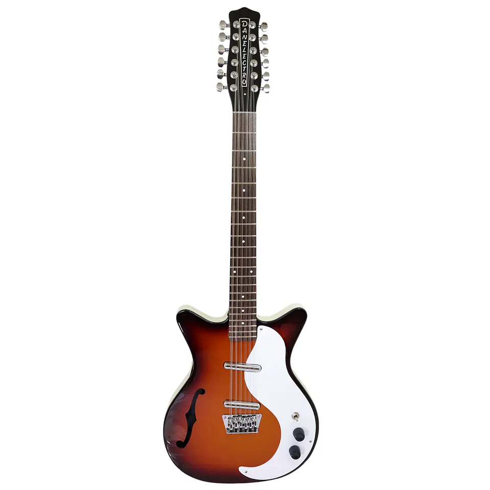 Guitarra eléctrica Danelectro 12 string F hole 1