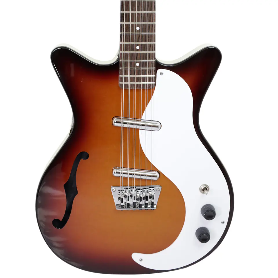 Guitarra eléctrica Danelectro 12 string F hole 3