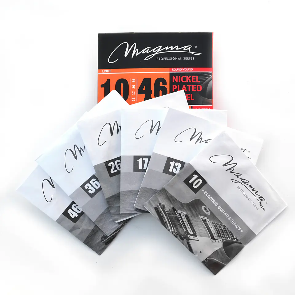 Set Cuerdas Guitarra Eléctrica  GE140N Magma 4