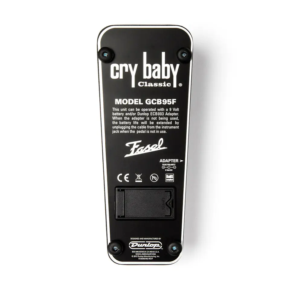 Pedalera Dunlop GCB95 Cry Baby WAH 3