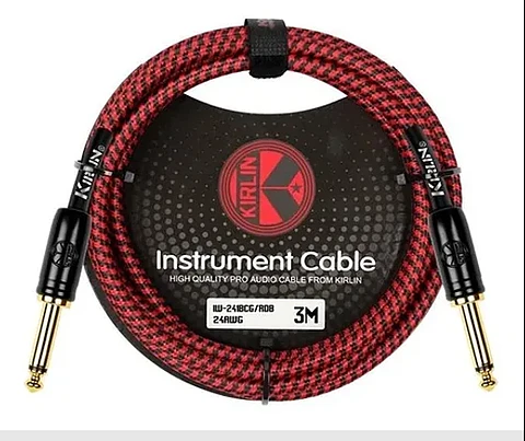 Cable de instrumento Kirlin Rojo 3Mts IWCX-201B-3R