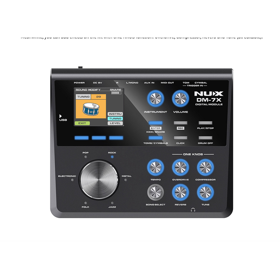 Batería Electrónica Dm-7X Nux OB