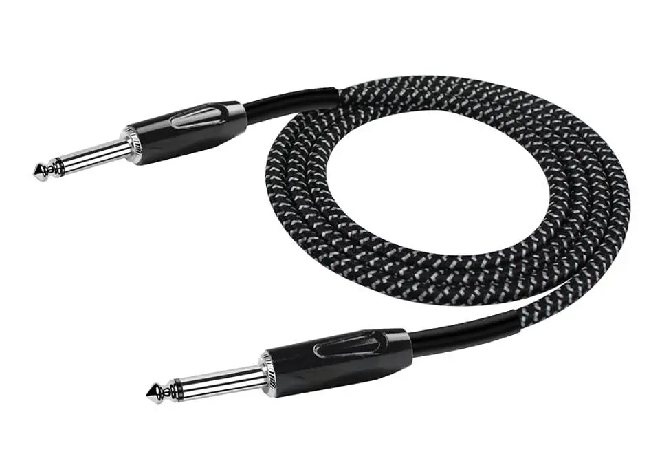 Cable Instrumento 10M 1/4'' Mono Plug Tejido Iwcx-201B-10 2