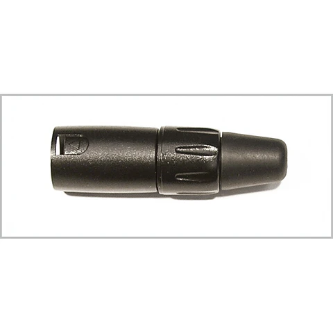 Conector Micrófono Macho Negro X-3215 (2 Unidades)