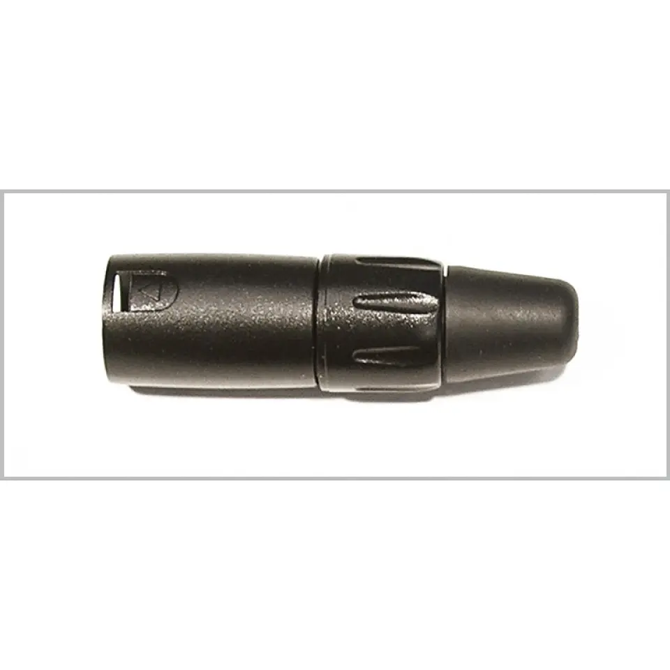 Conector Micrófono Macho Negro X-3215 (2 Unidades) 1