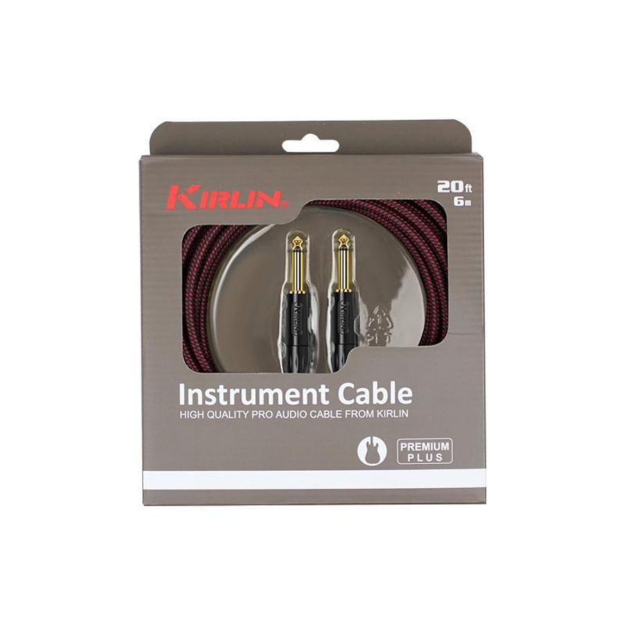Cable de Inst Kirlin Estándar MonoPlug 1/4 6M Iwb-201Bfgt-6M