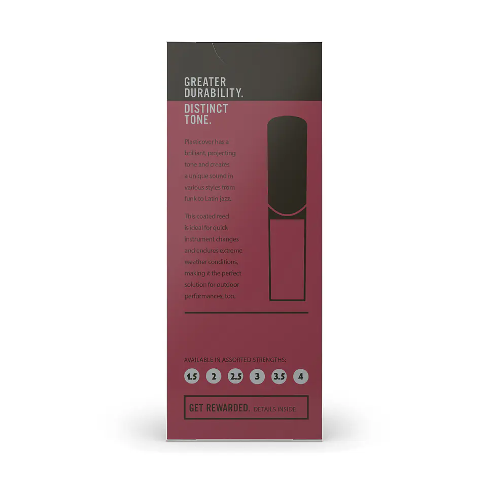 Cañas Saxo B. 2.5 Plasticover pack 5 RRP05BSX250 Daddario 3