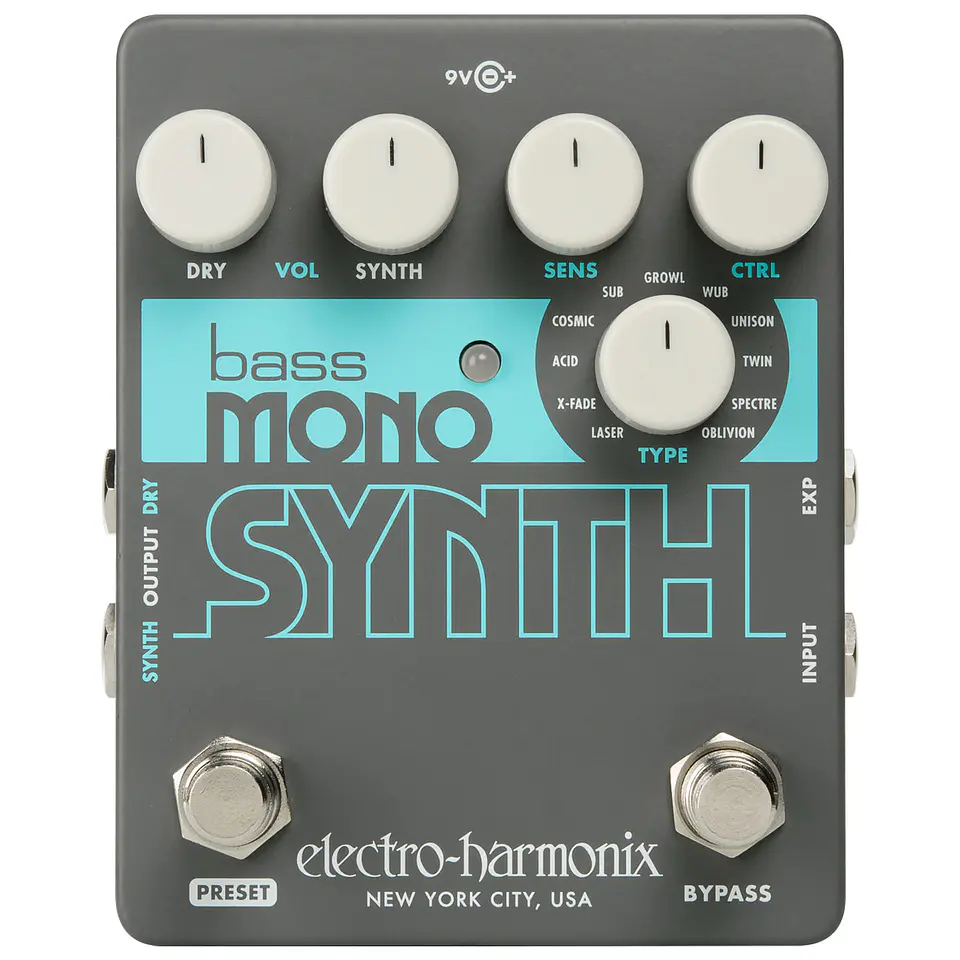 Pedal Sintetizador de Bajo Mono Synth Electro Harmonix 1
