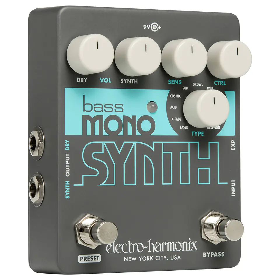 Pedal Sintetizador de Bajo Mono Synth Electro Harmonix 2